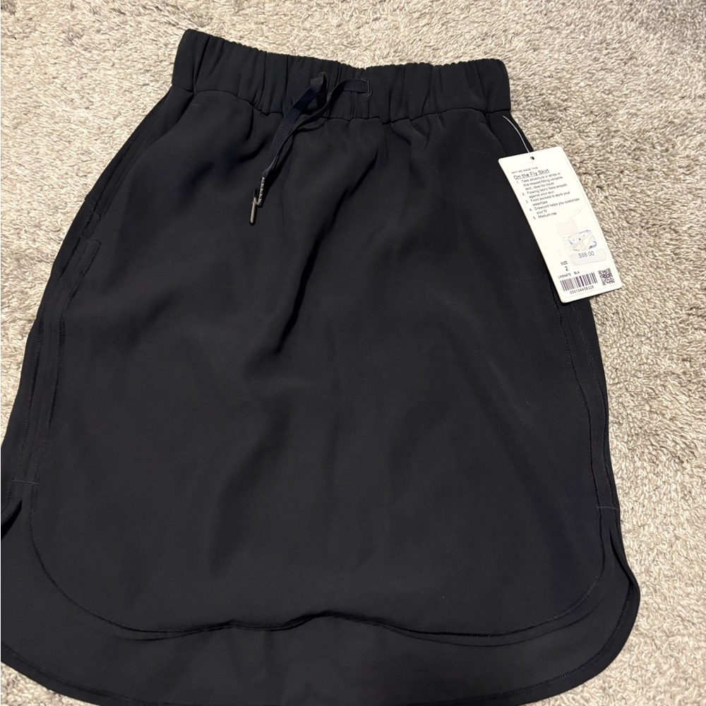 Black Athletic Skirt